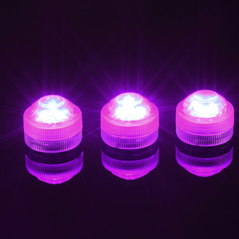 LED Waterproof Candle Lights Glow For Holiday Decorations With Diamond Twist