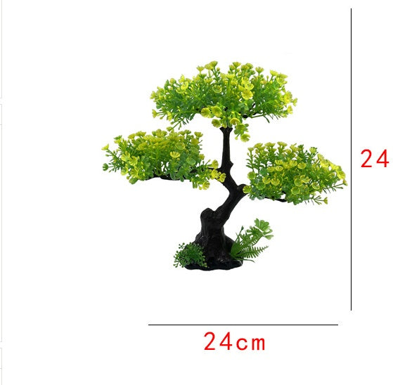 Landscape Size Tree Ornaments Fish Tank Simulation Tree