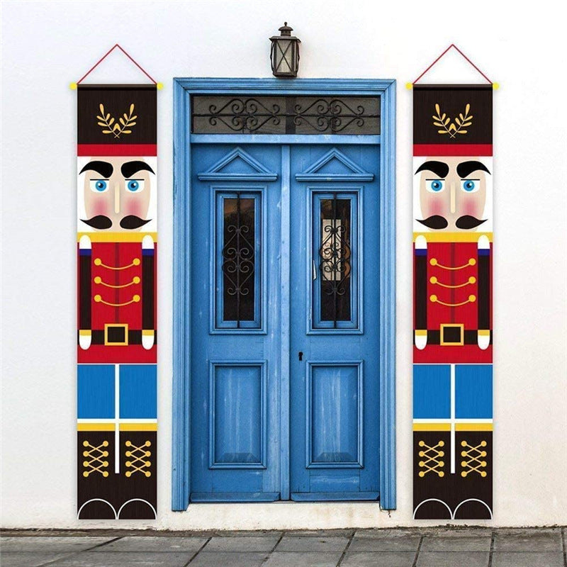 Home Creative Outdoor Christmas Decoration Banner