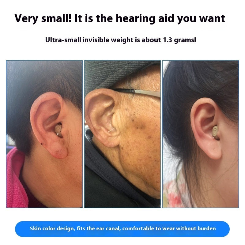 Medical-grade Intelligent Noise Reduction Within The Ear Invisible Hearing Aid For The Elderly