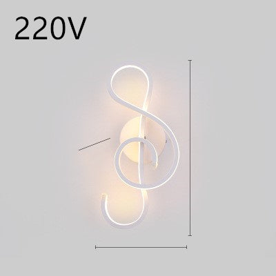 Silicone Shade LED Bedside Wall Lamp Button Switch