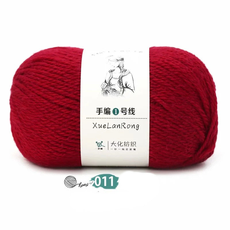 Hand-Knitted Scarf Yarn Ball, 4-Strand Coarse Australian Wool – DIY Knitting, Crochet, and Craft Projects