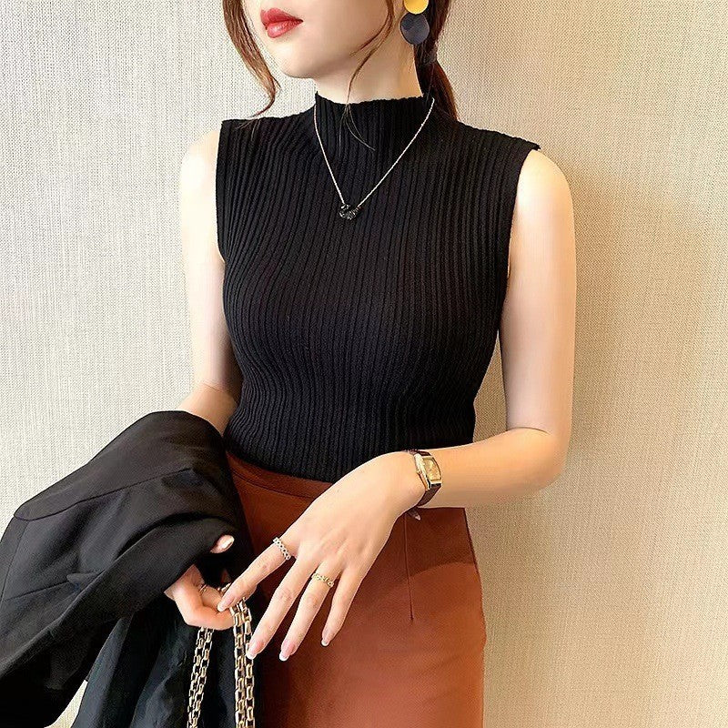 Women's Solid Core Spun Polyester Camisole Regular Fit