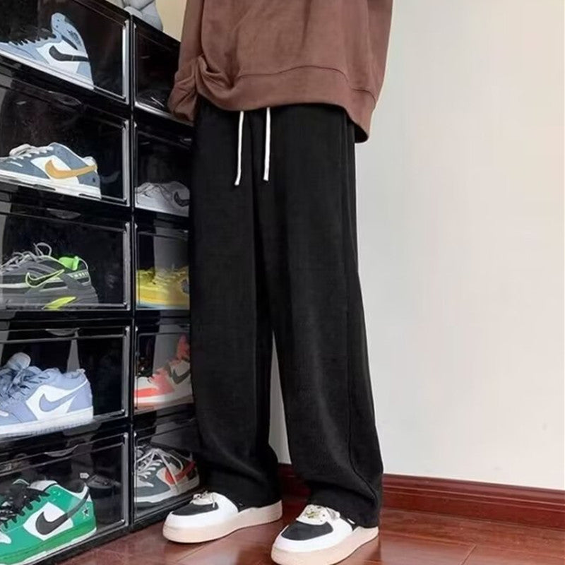 Men’s Spring Loose Draped Casual Trousers