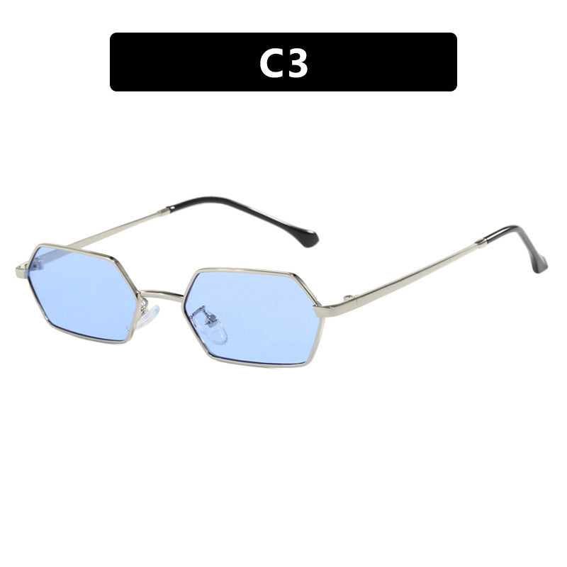 Women's Fashion Polygonal Sunglasses – Personality Statement Geometric Eyewear