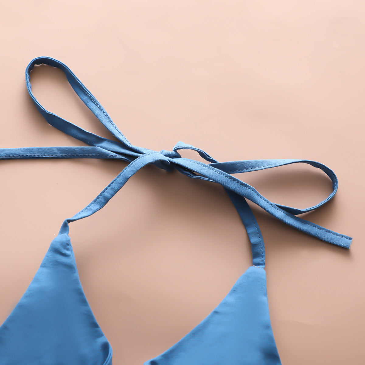Children's Lace-up Halterneck Beach Jumpsuit
