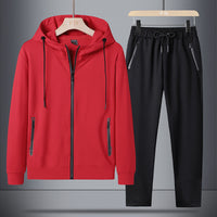 Red Flat Feet Suit