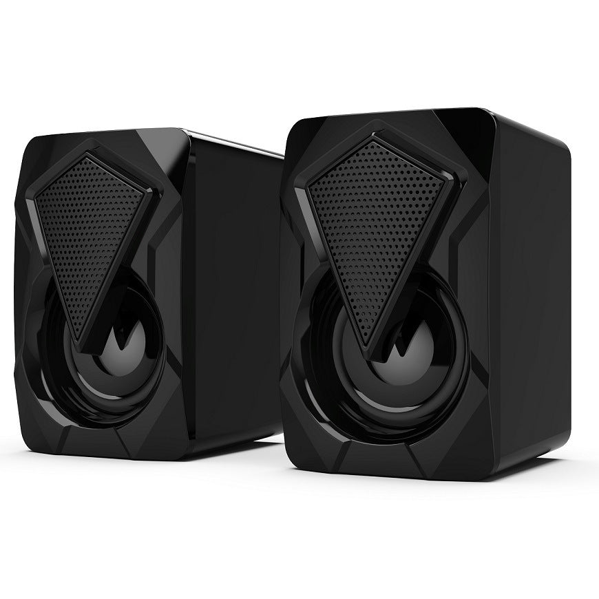 Multimedia Desktop Computer Audio Household Desk Mini RGB Colorful Wired Extra Bass