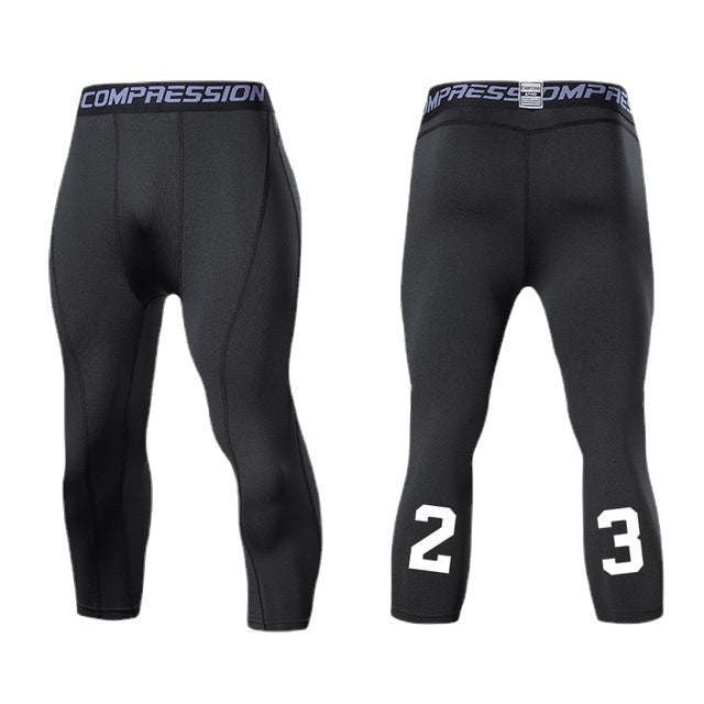 Men’s Compression Tights Leggings – Running & Gym Sports Pants