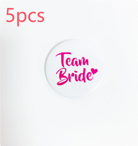 Wedding Party Bride Team Bride Badge Party Decoration