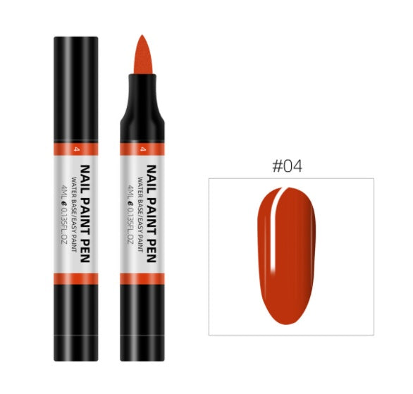 Plastic Nail Art Pen 24 Color Water Based Flower Painting