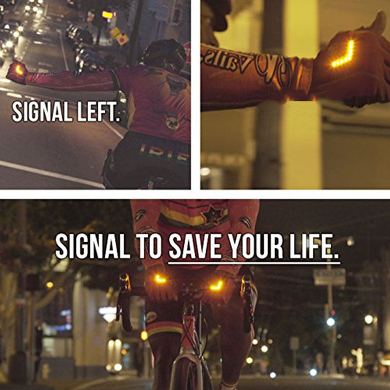 Turn Auto Sensing Sport Riding Gloves – LED Signal, Tactical Protection & Smart Visibility