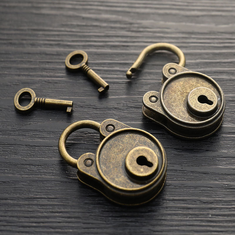 Chinese Retro Laptop Luggage Belt Padlock With Key Suitcase Lock Hardware