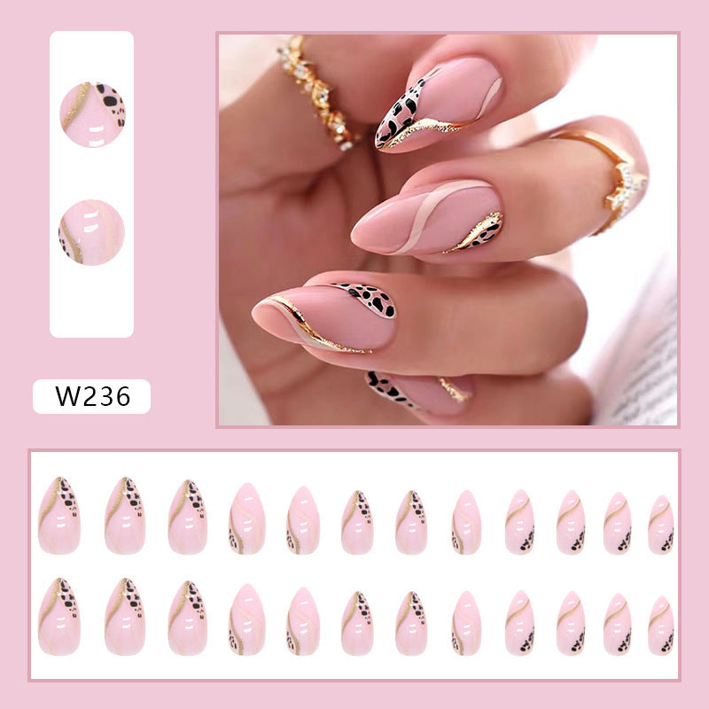 French Sweet Cool Striped Nail Sticker