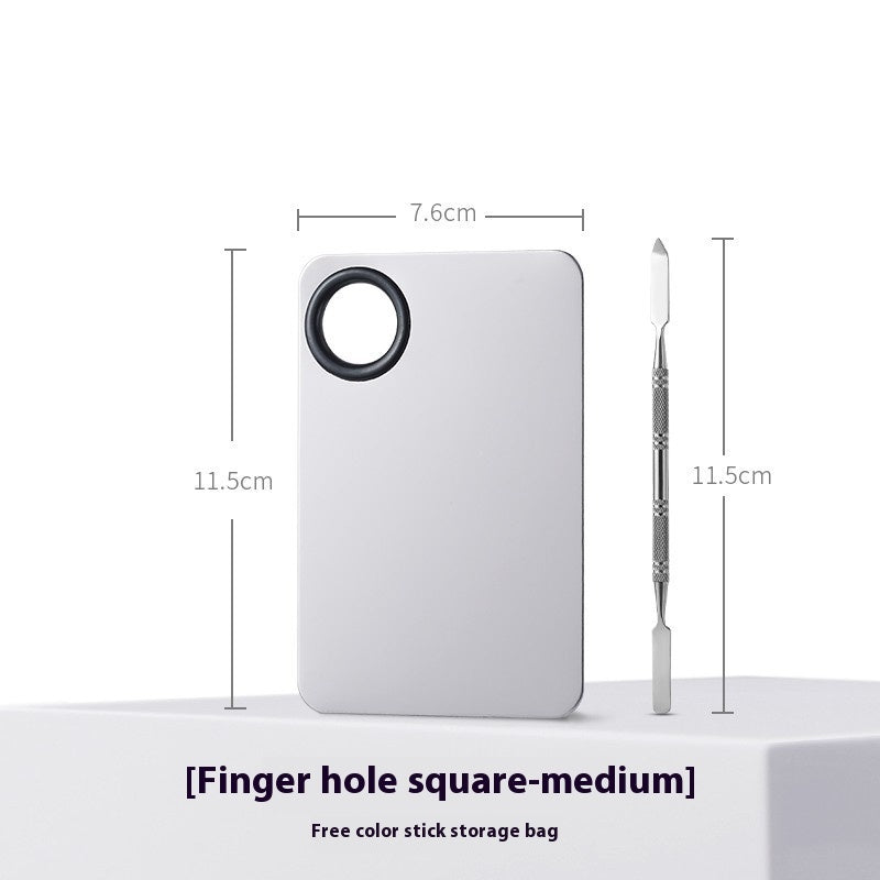 Stainless Steel Foundation Mixing Palette for Blending