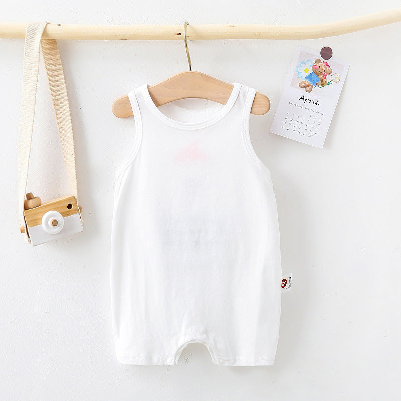 Baby Romper – Sleeveless Strap Pants One-Piece Outfit