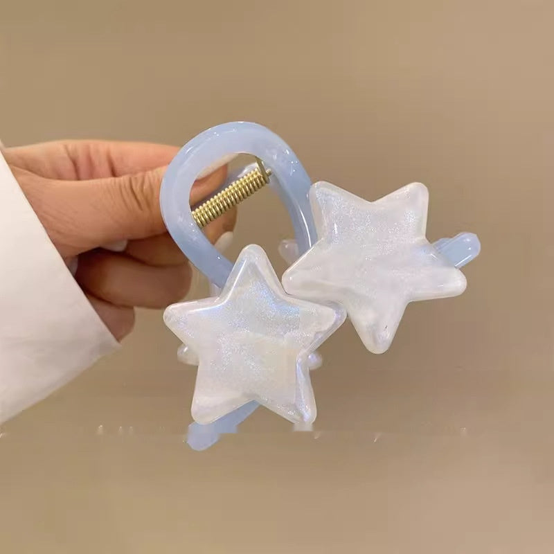 Cute Pentagram Star Shark Fish Clip