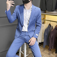 Blue Suit Pants