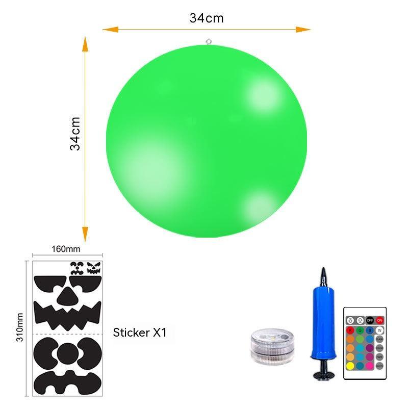 LED Solar Pumpkin Light – Outdoor Waterproof Halloween Luminous Ball Decoration Lamp