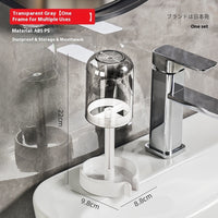 Transparent Gray Cup Holder