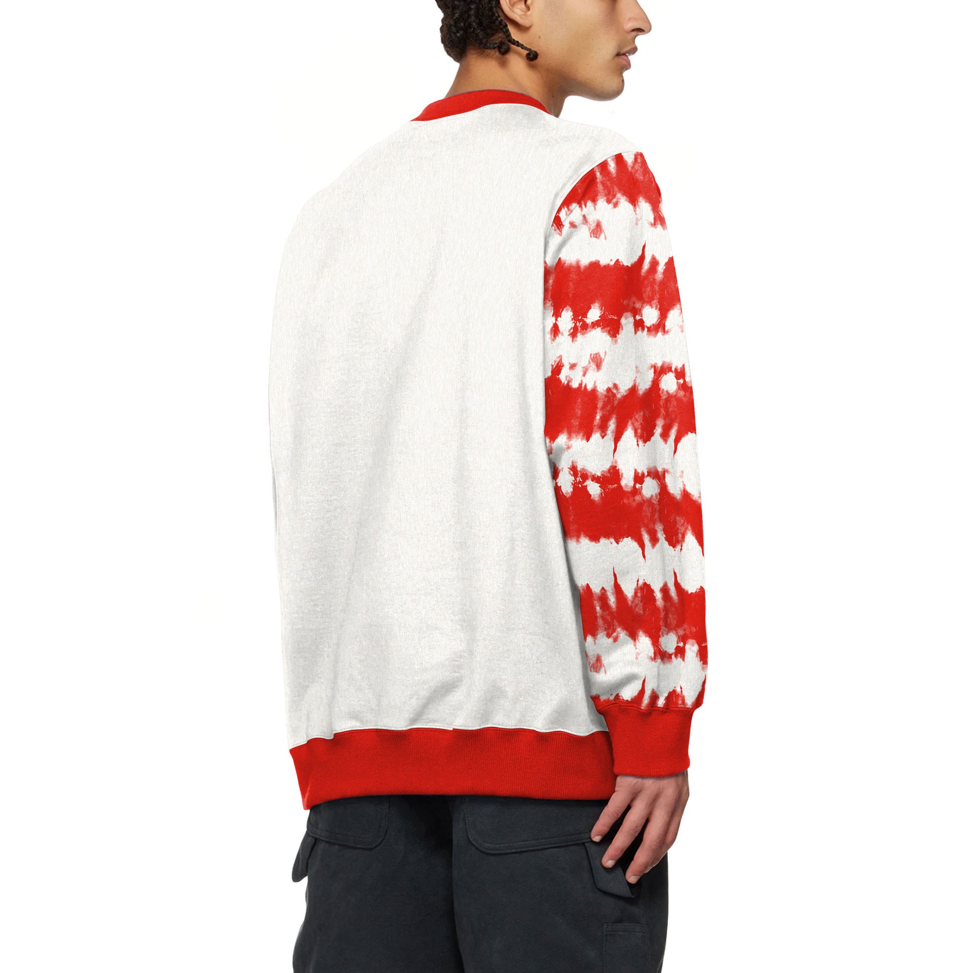 Men’s Fashion Christmas Tree Striped Digital Printing Couple Sweater – Street Style Holiday Wear