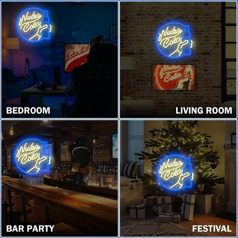 Modeling Neon Light Luminous Character Billboard Creative Light Bar