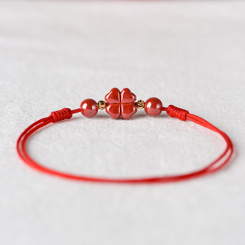 Fashion Personality Natural Cinnabar Anklet Bracelet