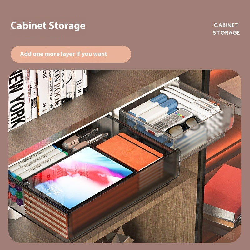 Hidden Paste Drawer Under Table Office Organizing