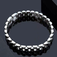 22cm Silver Strap Bracelet