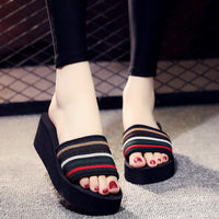 55cm Striped Brown