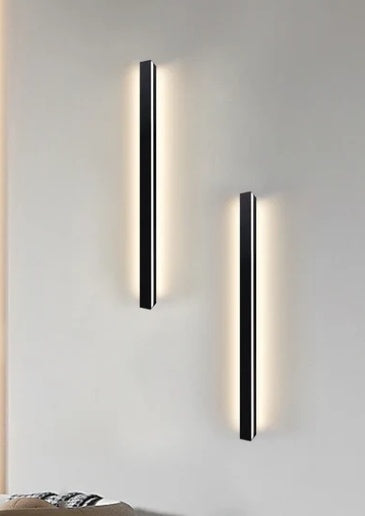 Minimalist Long Waterproof Villa Outdoor Garden Courtyard Outdoor Wall Lamp