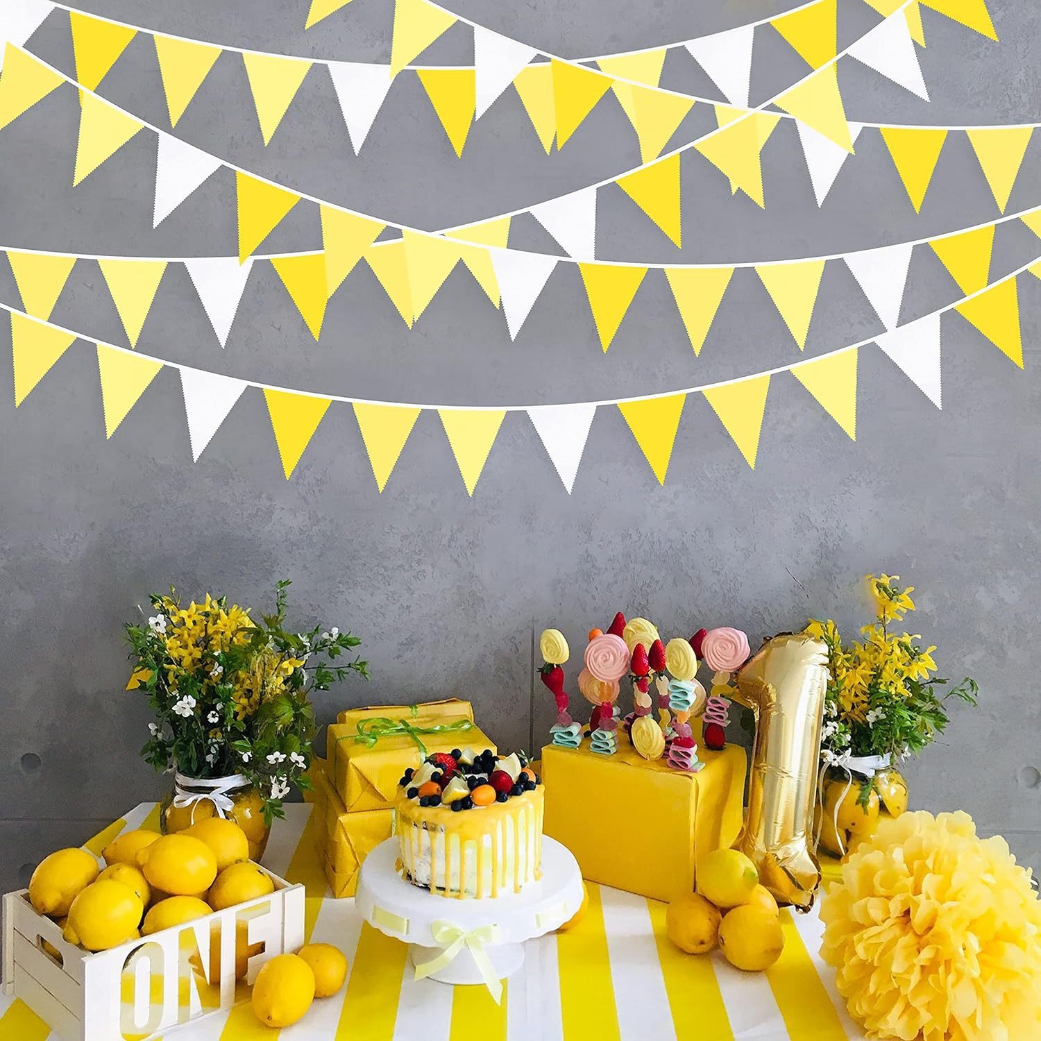 Triangle Hanging Flag Birthday Wedding Party Decoration Supplies Bunting Holiday Scene Layout Banner
