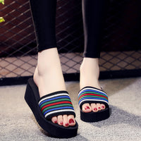 55cm Striped Blue