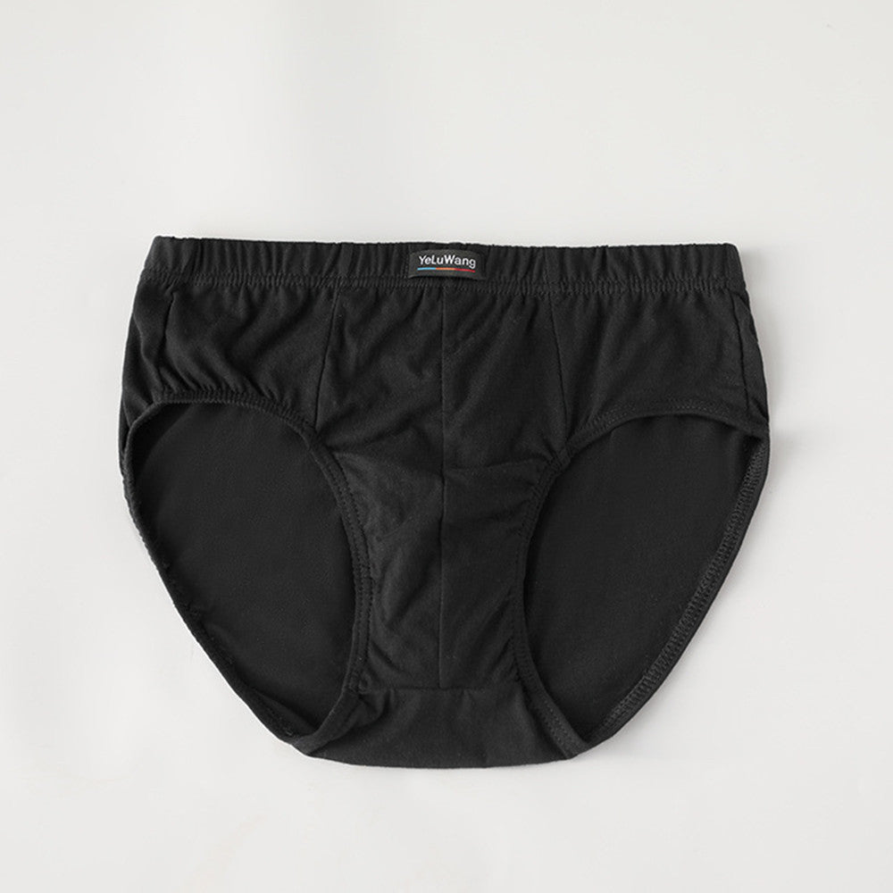 Men's Cotton Solid Mid Rise Everyday Breathable Underwear