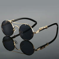 Gold Frame Black And Grey Lens