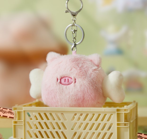 Undercooked Pig With Clumps Of Pendant Keychain Bags