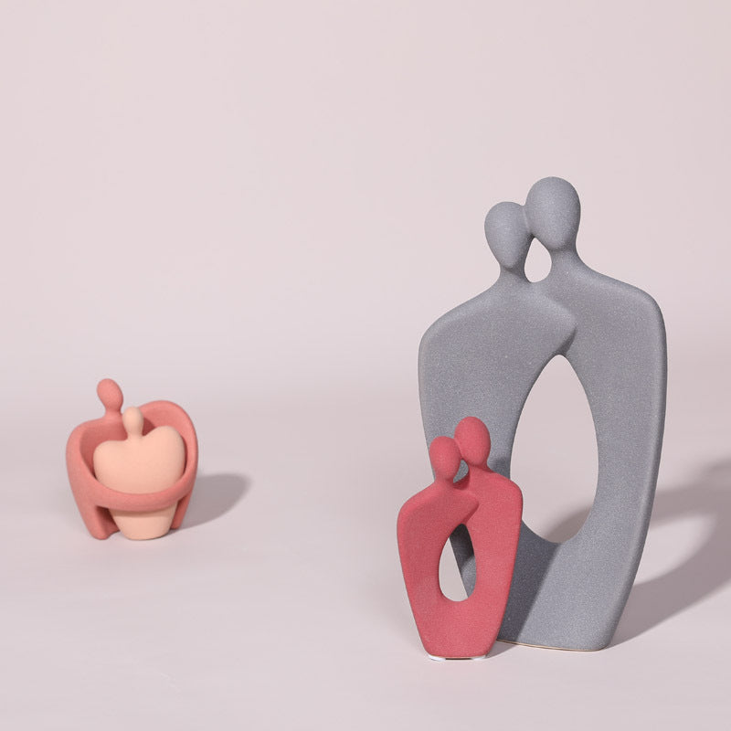 Home Creative Minimalistic Abstraction Couple Decoration