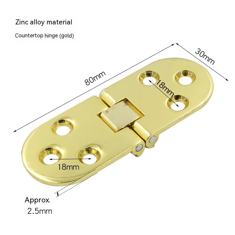Flip Top Table Hinge Dining Table Accessories Leaf Zinc Alloy Hidden Hinge