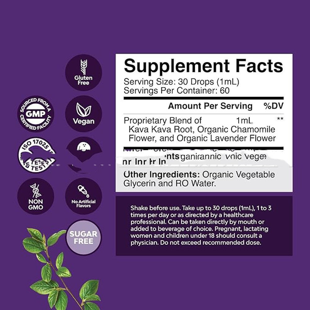 Cross-border Sales Supply Kava Kava Kava Drops Source Factory Direct Hair Amazon Hot Support O EM