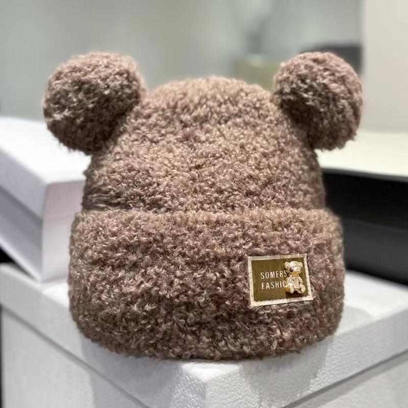 Plush Fisherman Hat, Leopard Fur Bucket, Protection Hat