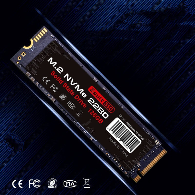 M.2 2280 NVMe SSD 128GB – PCIe Gen3 x4 High-Speed Internal Drive for Laptop & Desktop