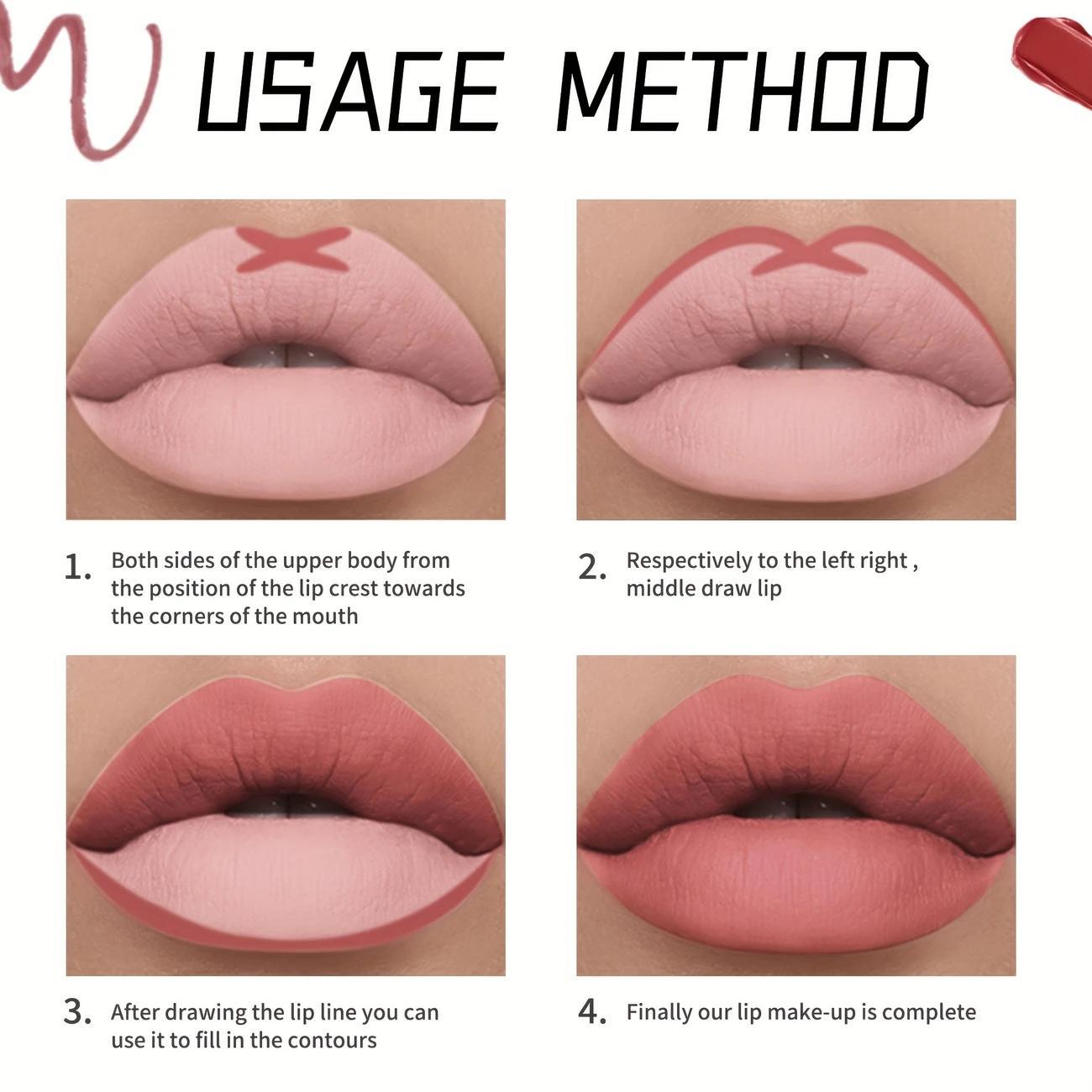 Private Label 12 Colors Smooth Waterproof Long-lasting Vegan Cruelty-free Non-stick Easy To Color Lip Liner Makeup
