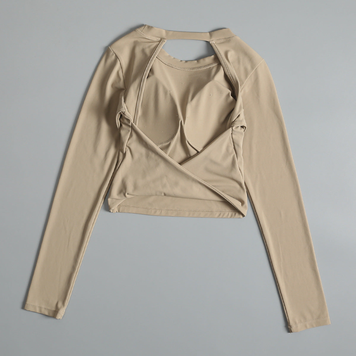 Sexy Beauty Back Sports Long-t-shirt