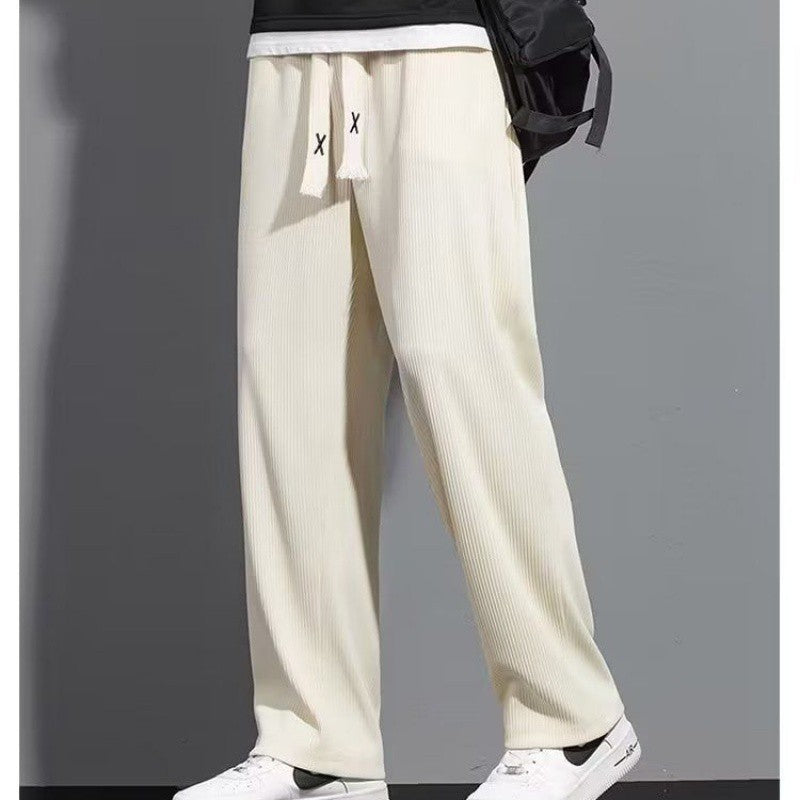 Men’s Thin Loose Straight Summer Casual Trousers