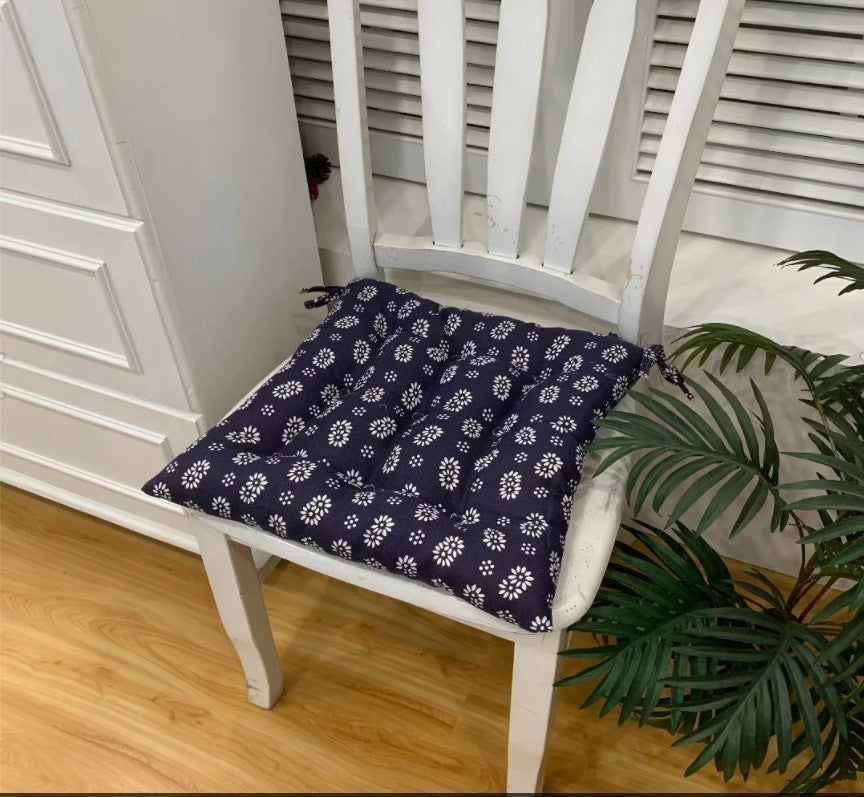 Home Thickened Seat Cushion With Non-slip Straps