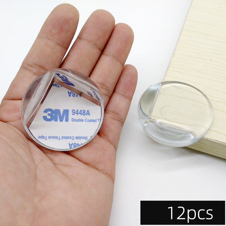 Soft PVC Table Corner Guard For Baby Safety With 3M Tape