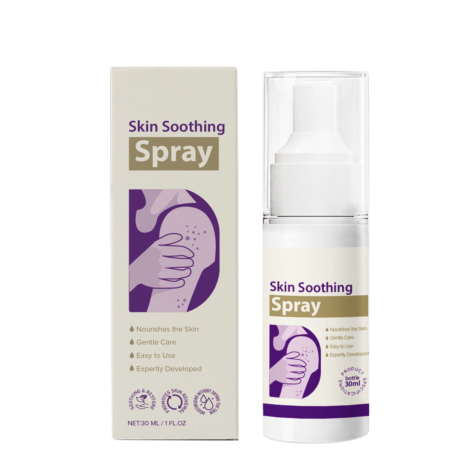 Non-standard Herbal Cool Skin Care Smooth Skin Rejuvenation External Spray