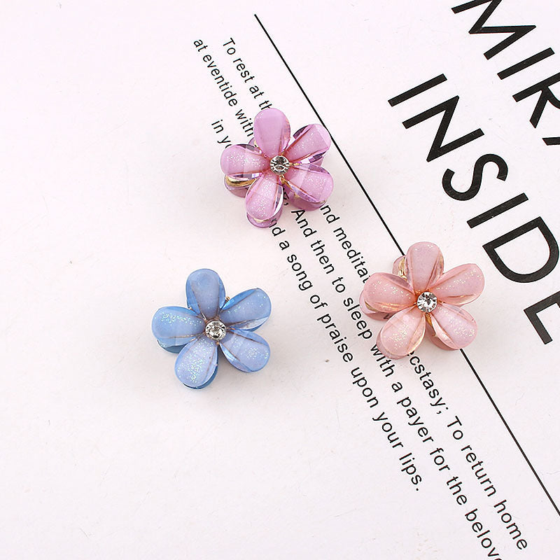 Mini Flowers Small Hair Accessory Hair Accessories Trumpet Simplicity