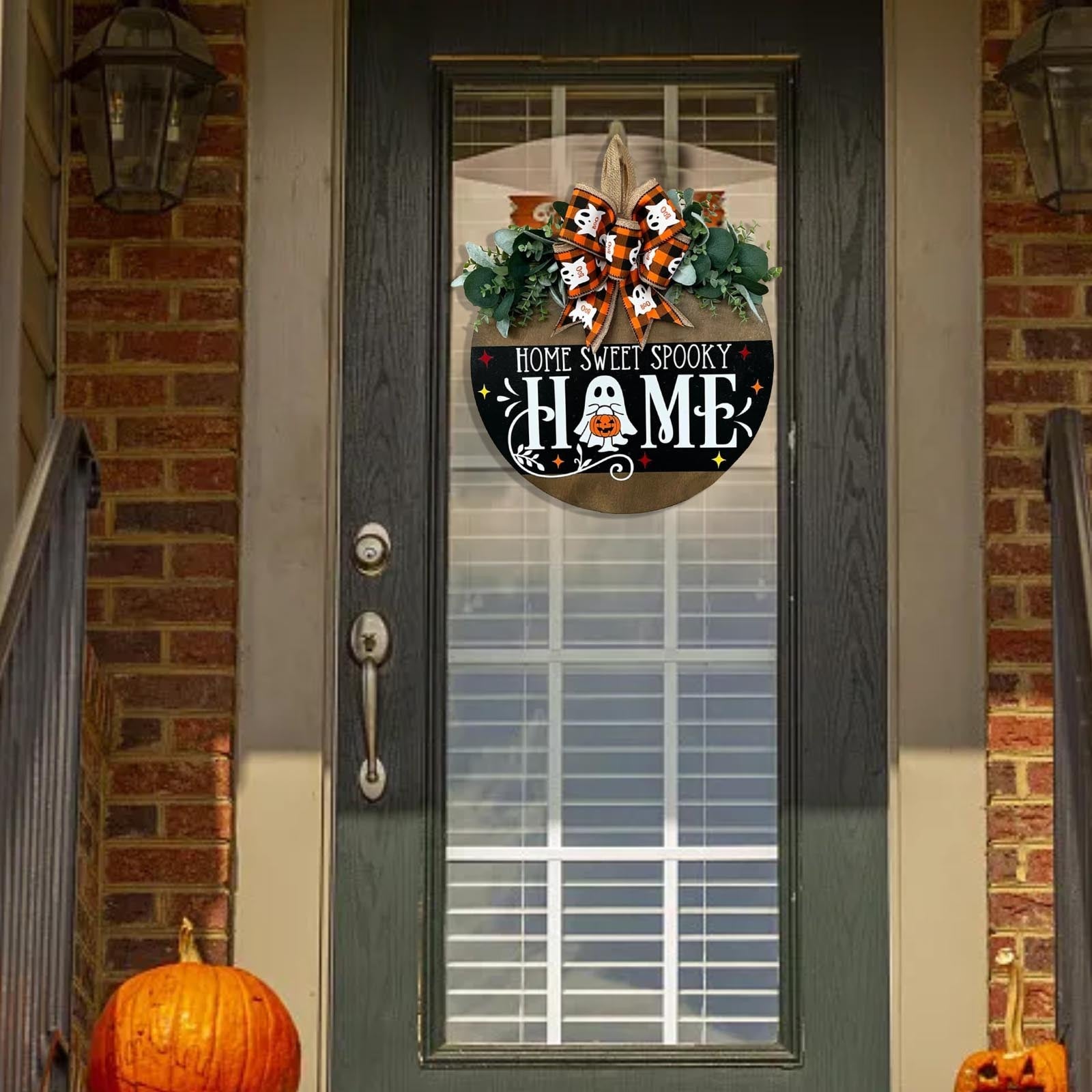 Autumn Wooden Hanging Decoration – Halloween and Thanksgiving Ghost HOME Decor