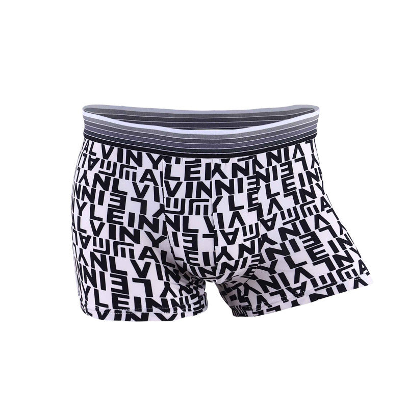 Cartoon Men's Mid-waist Underwear